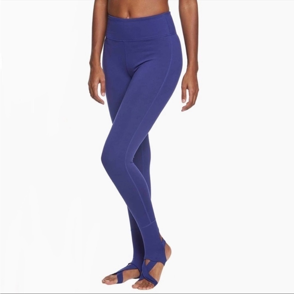 Free People Movement Synergy Yoga Leggings Blue - Picture 3 of 14
